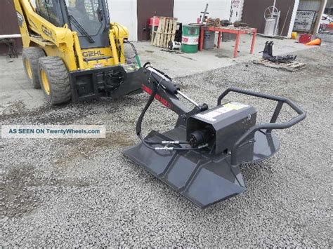 skid steer mower attachment videos|bobcat skid steer mower attachment.